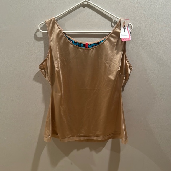 NWT Scoop Neck Camisole Nude 2x - Picture 1 of 6